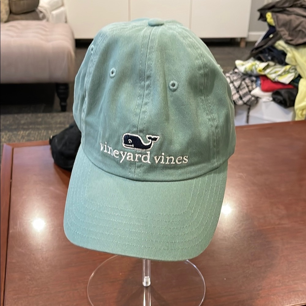 Vineyard Vines Teal Baseball Cap - image 1
